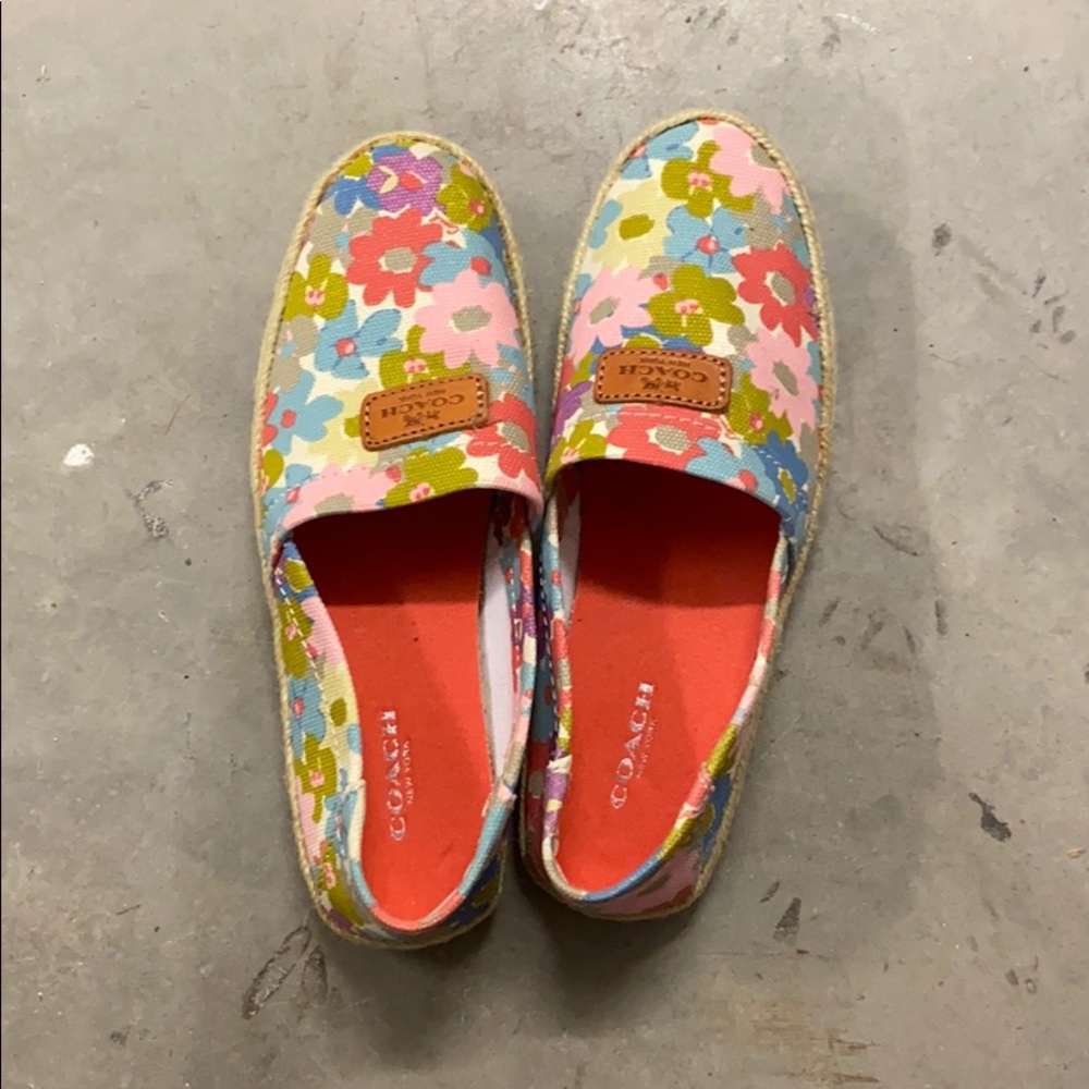 Coach Floral Flats
